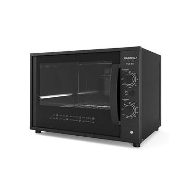 Imagem de Forno Elétrico de Bancada Nardelli Top 60 Litros Função Grill Preto