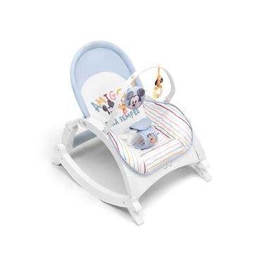 Imagem de Cadeira de Descanso e Balanço Bebê Musical Mickey Multikids