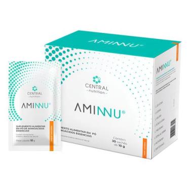 Imagem de Aminnu - 10g 30 Sachês - Central Nutrition - Sabor Tangerina