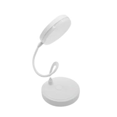 Imagem de Luminária Mesa Touch Leds Compacta Leitura Estudo Branco