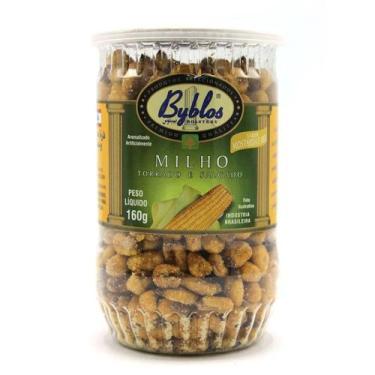 Imagem de Milho Torrado e Salgado Sabor Mostarda e Mel Byblos 160g