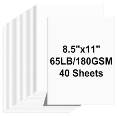 Imagem de Cartolina 21 x 28 cm, 40 folhas brancas