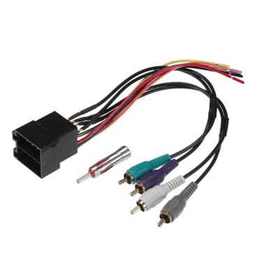 Imagem de A ABSOPRO Cablagem de rádio estéreo CD Player com adaptador de antena Chicote de fios de 13 pinos para Land Rover 1999-2004