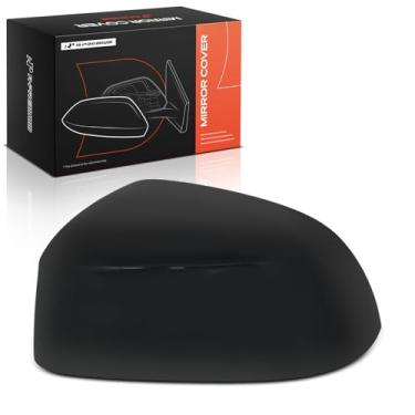 Imagem de A-Premium Tampa do espelho retrovisor do lado do motorista - compatível com BMW X5 X7 X4 2019-2025, X3 2018-2024, X6 2020-2025 - Preto liso, com furo de seta