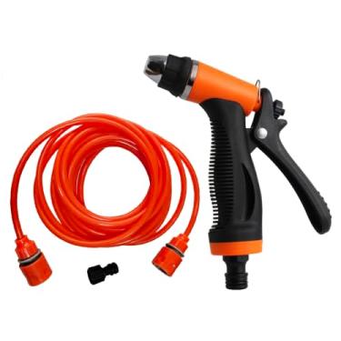 Imagem de Bico de Cobre Pulverização Água em Alta Pressão com Mangueira 20 pés para Jardim Gramado Lavagem Carro e Limpeza Veículos