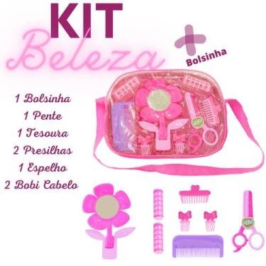 Imagem de Bolsinha Com 7 Acessórios De Beleza Brinquedo Infantil - zein