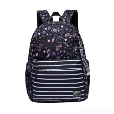 Imagem de Mochila Yupe Escolar Feminina Preta, U