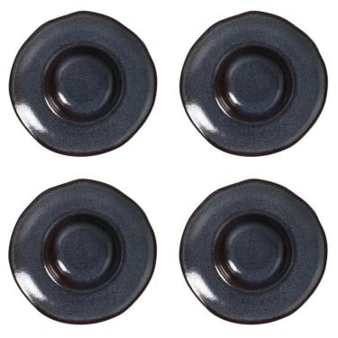 Imagem de Conjunto De Pratos Para Massa-risoto 04 Peças Orgânico Titanium Porto Brasil