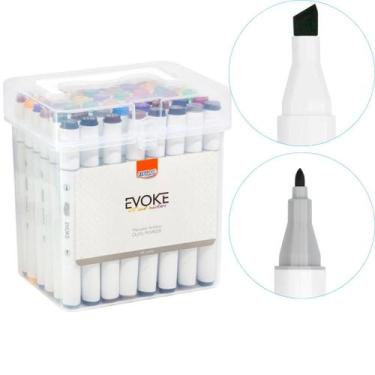 Imagem de Marcador Artístico Brw Evoke Dual Marker Com 48 Cores alcool