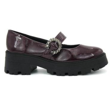 Imagem de Sapato Dakota D0172 Mocassim Salto Tratorado Fivela Feminino-Feminino