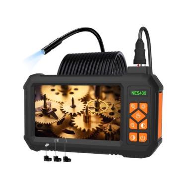 Imagem de Câmera de boroscópio Julaiwy NES430 1080P HD 4,3" LCD IP67