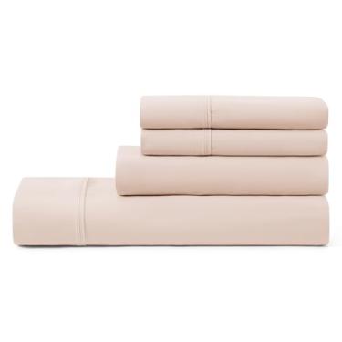 Imagem de UGG 01334 Alahna Queen Lençóis e Fronhas Conjunto de 4 Peças Dormir em Luxo Lavável à Máquina, Bolsos Profundos Resistente a Rugas, Tecnologia de Refrigeração Sedosa para Conforto em Todas as Estações, Queen, Shell