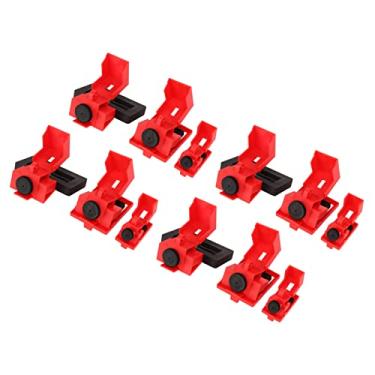 Imagem de Generic Kit de Bloqueio de Disjuntor de No Dispositivo para Travamento de Segurança Disjuntores Moldados para Profissionais e Uso Doméstico, Material de Nylon, 12 Peças para Eletricistas e