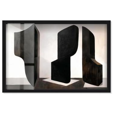 Imagem de Bold Assertion I Shadowbox Print Boho Wall Decor por Art Remedy, moldura preta, 16 x 11