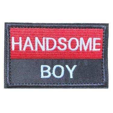 Imagem de Patch de menino bonito bordado tático engraçado exército militar remendos de moral meme crachá gancho e laço prendedor para colete de cachorro bonés mochila tático roupas emblema