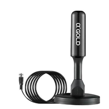 Imagem de Antena TV Digital HDTV Interna com Cabo de 3 Metros – Sinal HD, UHF/VHF, Imagem em Alta Definição, Compatível com TVs e Conversores