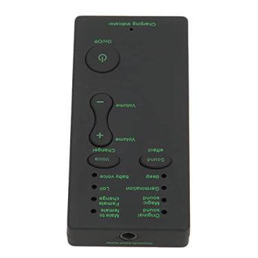 Imagem de ZJchao Trocador de Voz Mini Placa de Som Portátil Portátil 7 Modos Modulador de Voz para Console de Jogos PC Telefone Laptop USB Micro Carregamento Interface de 3,5 Mm Material ABS