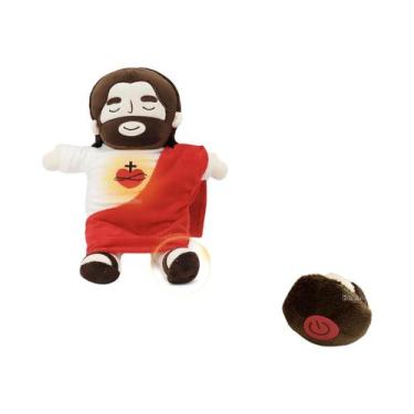 Imagem de Brinquedo De Pelúcia Jesus Respirável De 40CM Para Crianças, Brinquedo