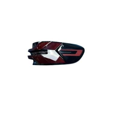 Imagem de compatível com bmw x5 2023 traseira exterior escudo da luz traseira capa da lâmpada luzes de freio máscara substituir o abajur(Outside Right)