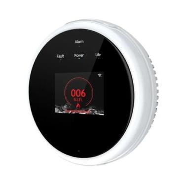 Imagem de Sensor De Gás WiFi Tuya Detector De Vazamento De Gás Natural Alarme In