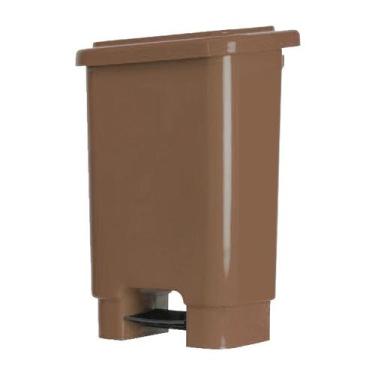 Imagem de Lixeira Plastica 100L Com Pedal Marrom - QLP