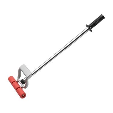 Imagem de predolo Ferramenta de prensa para pisos e paredes com rolo, cabo extensível de 45 a 73 cm (17,72 a 28,74 polegadas), ideal para carpetes, pisos vinílicos,