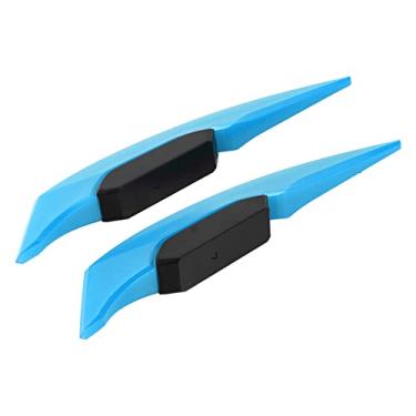 Imagem de KIMISS Par de Asas Aerodinâmicas para Motocicleta, Acessórios Universais para Bicicleta Elétrica Atv Utv, Design Elegante Em Abs para Desempenho Aprimorado (par azul claro)