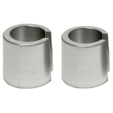 Imagem de 2 peças de calços de terminal de bateria de carro, adaptadores de terminal de terminal de bateria automotiva para positivos e negativos, mangas catódicas de ânodo de chumbo puro, acessórios universais