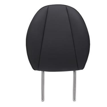 Imagem de aqxreight Encosto de Cabeça do Carro, Apoio de Pescoço de Espuma de Memória Couro do Plutônio Descanso de Cabeça Ergonômico para Conforto de Condução, Com Suporte de Metal para Fácil