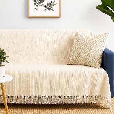 Imagem de Manta De Casal Queen Para Sofá 2,20x2,80m Algodão Premium - Sem marca,