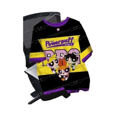 Imagem de Camiseta Masculina plus Size De Manga Curta Com Estampa 3D Powerpuff G