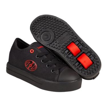 Imagem de Heelys Tênis masculino, júnior 30 EU, Lona com logotipo preto e vermelho, 31 EU