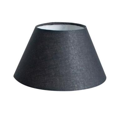 Imagem de Cúpula De Tecido Algodão Bege, Preto e Branco 34 cm x 23 cm x 50 cm So