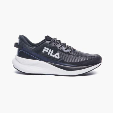 Imagem de Tênis Masculino Fila Striker Preto e Azul - PRETO/AZUL/CINZA 46-Masculino
