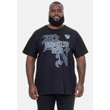 Imagem de Camiseta NBA Plus Size Masculina Initials Masculino-Masculino