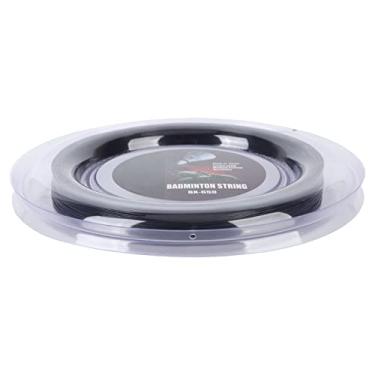 Imagem de aqxreight Corda de Badminton de Nylon 0,72 Mm 200m - Linha de Raquete de Alta Elasticidade para Treinamento e Partidas - Corda de Reposição para Jogadores Avançados - BX 650 (Preto)