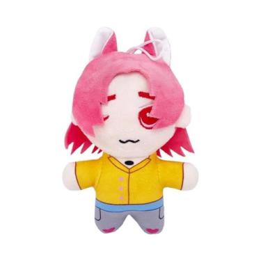 Imagem de Pelúcia De Monstro Monóculo Roxo De Anime Kpop Com Chapéu Preto, Brinq