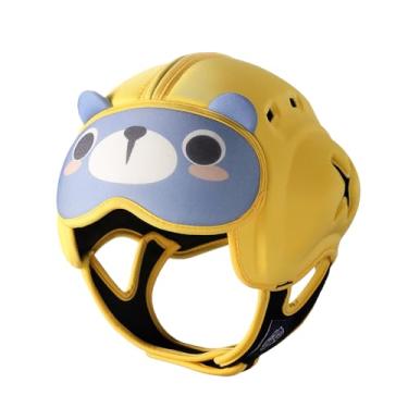 Imagem de NEWONE Protetor De Cabeça Para Bebê Mambobaby Guard, Capacete Engatinhar E Andar - Sem Impactos Com Viseira Segurança Macia Ultraleve Ajustável, Adequado Bebês 6 A 24 Meses Little Raccoon