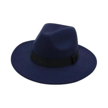 Imagem de Chapéus Jazz De Lã Unissex Com Aba Larga Estilo Inglês Para Outono E I