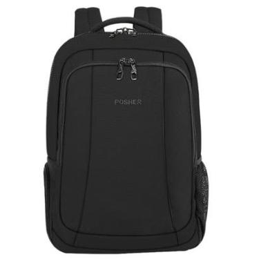 Imagem de Mochila Journey Pro XL Antifurto Expansível Preta - Posher-Unissex