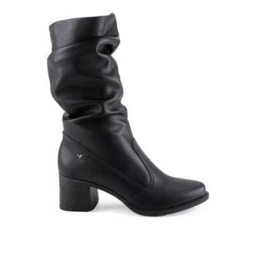 Imagem de Bota Feminina Mississipi Cano Médio ME502-0001 Tamanho:39;Cor:-Feminino
