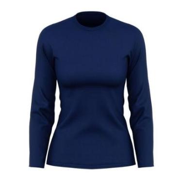 Imagem de Camiseta Feminina Manga Longa Proteção Solar UV-Feminino