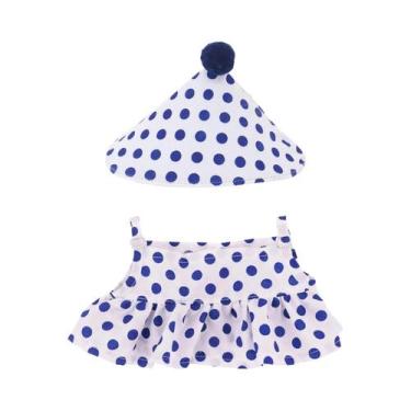 Imagem de Boneca De Pelúcia Pato Amarelo 30Cm Série Azul Lalafanfan Com Saia, Mo