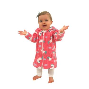 Imagem de Roupão Infantil Soft Zíper - Ref 771 - Sogni Belli, Estampa unicórnio,