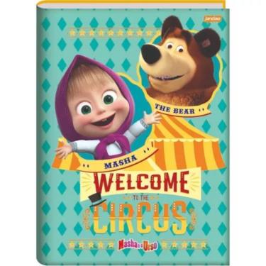 Imagem de Caderno Brochura Universitário Capa Dura A4 80 Folhas Masha E O Urso Jandaia Estampa 6