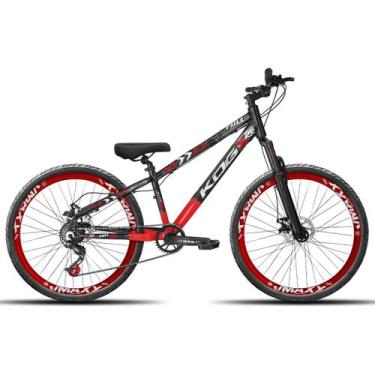 Imagem de Bike KOG Freeride 7V Aro Vzan Vmaxx 26 Disco Tipo Viking X25 Preto e V