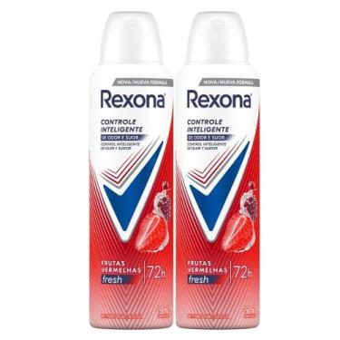 Imagem de Kit Desodorante Aerosol Rexona Frutas Vermelhas 150ml - 2 unidades