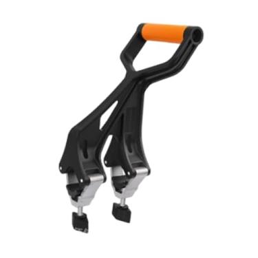 Imagem de Ioensy Extensão de cabo para pá de neve, acessório de jardinagem ergonômico e aprimorado para substituição de rastelos de neve, na cor preta.