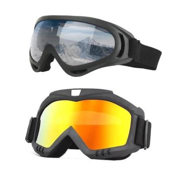 Imagem de Kit 2 Óculos Jet Ski Snowboard Moto Paintball Kitesurf Alpinismo Neve Uv400-Unissex