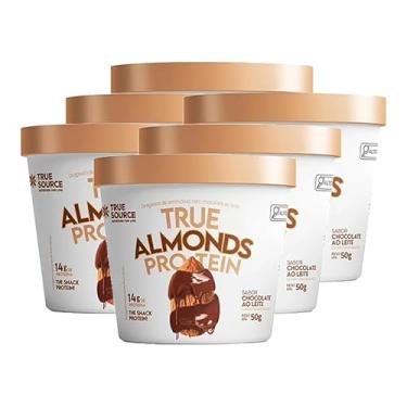 Imagem de Kit 6X: True Almonds Protein Chocolate ao Leite True Source 50g